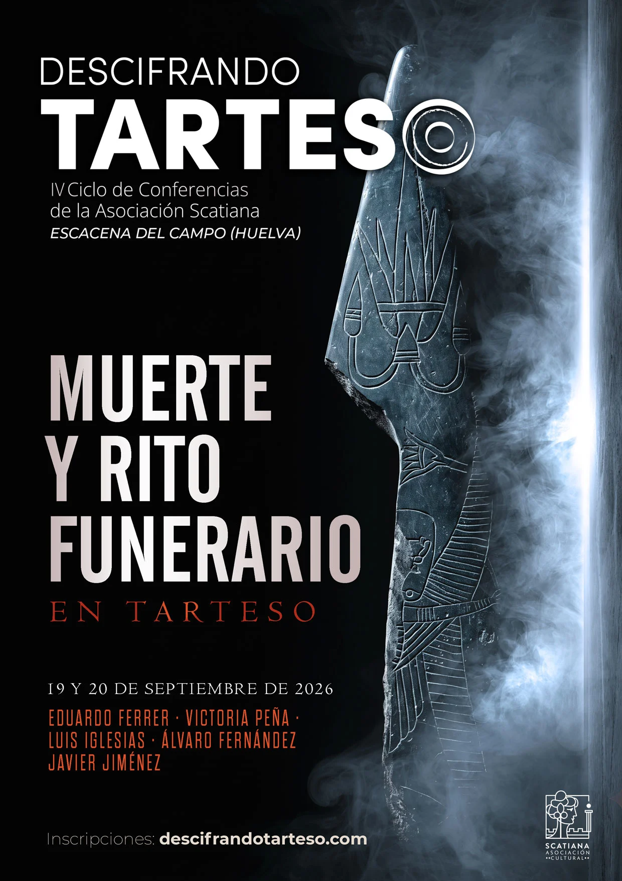 Cartel de la IV Ciclo de conferencias Descifrando Tarteso 2026